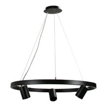 Zori Black Steel 3 Light Pendant